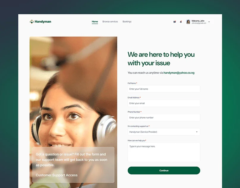 Handyman — Contact Us