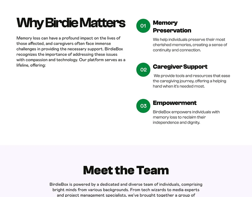 BirdieBox — About
