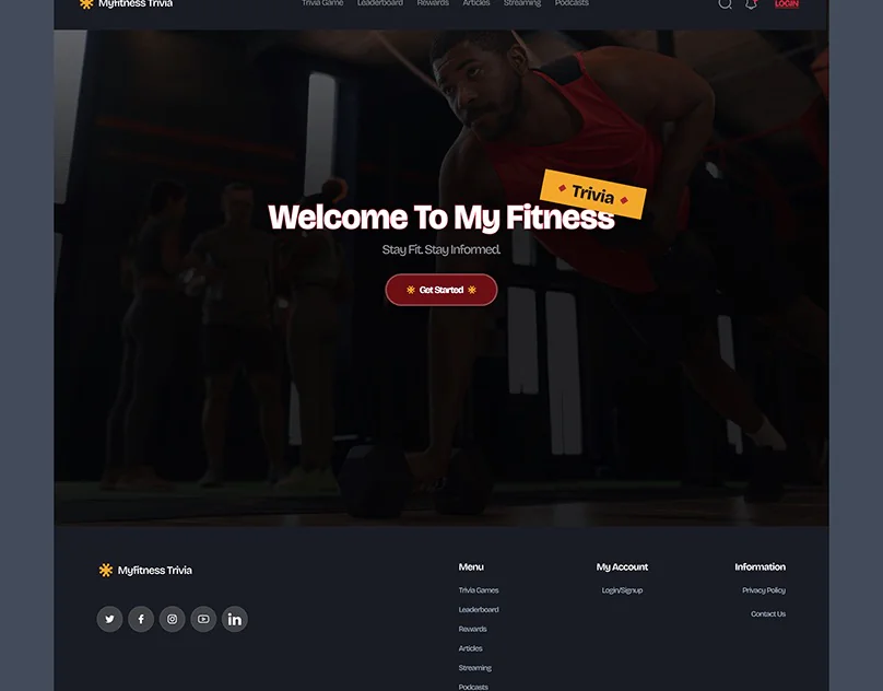 MyFitness — Splash Screen